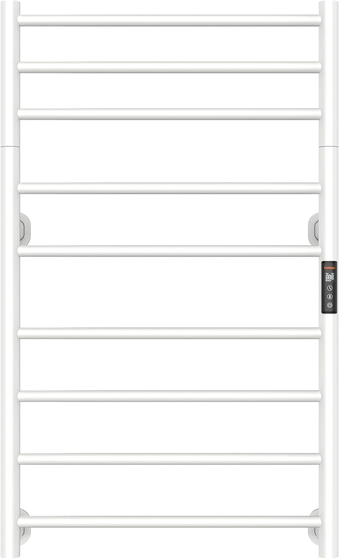 Foldable Heated Towel Rack, Dual-Zone Electric Towel Warmer Rack - Image 8