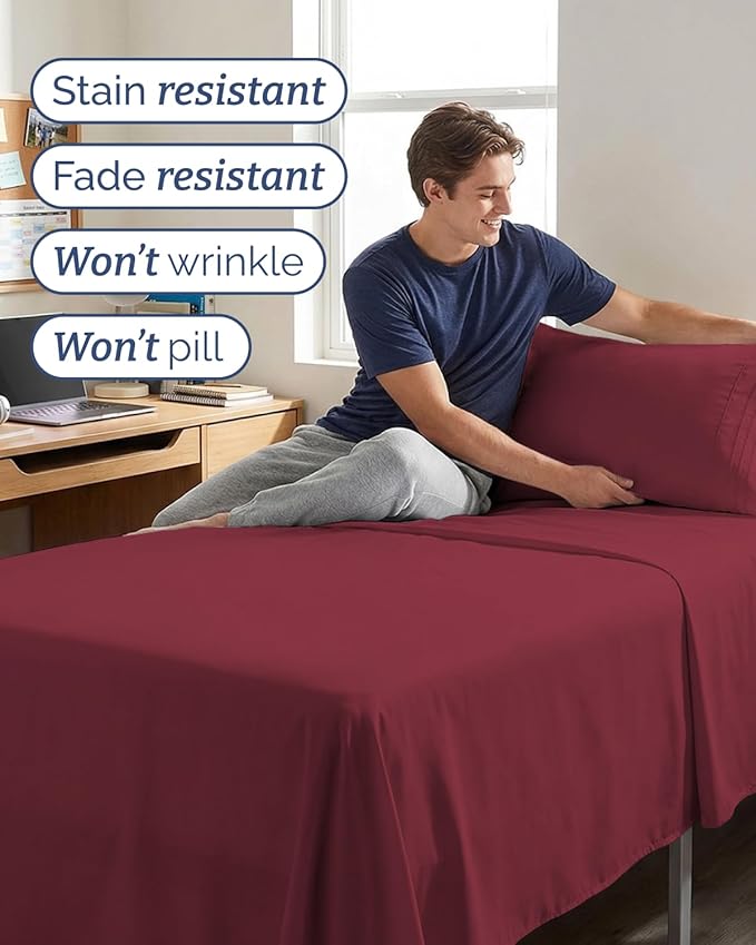 Twin XL 4 Piece Sheet Set - Image 5