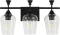 Bathroom Light Fixtures, Matte Black Vanity Lights by BringBrightnesstoYourLife