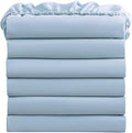 FreshCulture Queen Fitted Sheets, Bulk Pack of 6, Deep Pocket, Soft Microfiber by FreshCulture