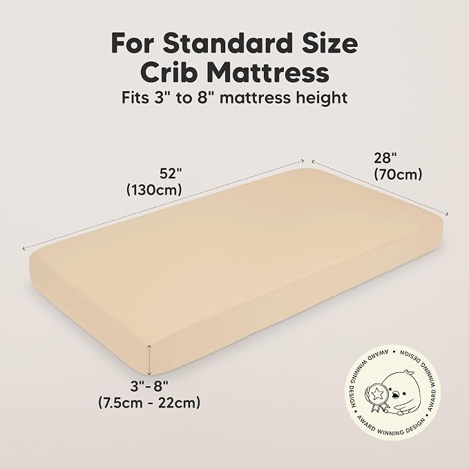 KeaBabies 2-Pack Organic Crib Sheets - Image 2