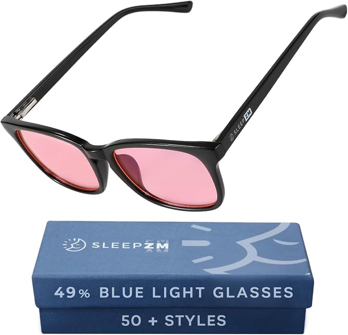 Sleep ZM Blue Light Blocking & Light Sensitivity Glasses by SleepZM