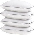 HIMOON Bed Pillows for Sleeping 4 Pack, Standard Size Cooling Pillows Set of 4 by HIMOON