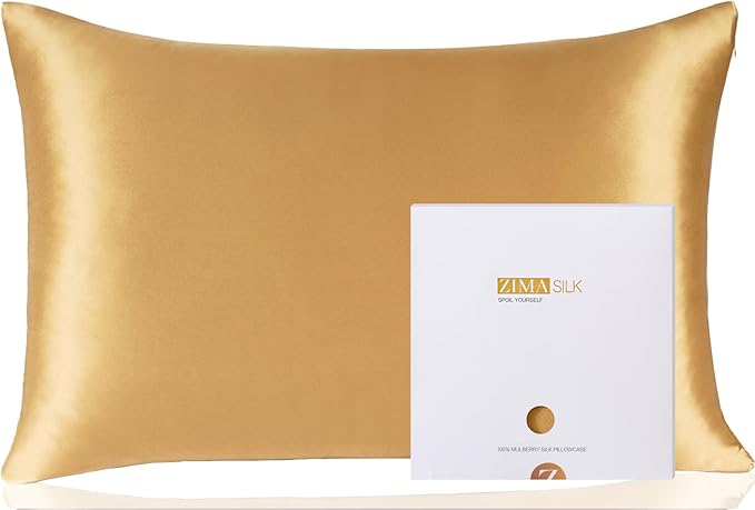 ZIMASILK 100% Pure Mulberry Silk Pillowcase by ZIMASILK