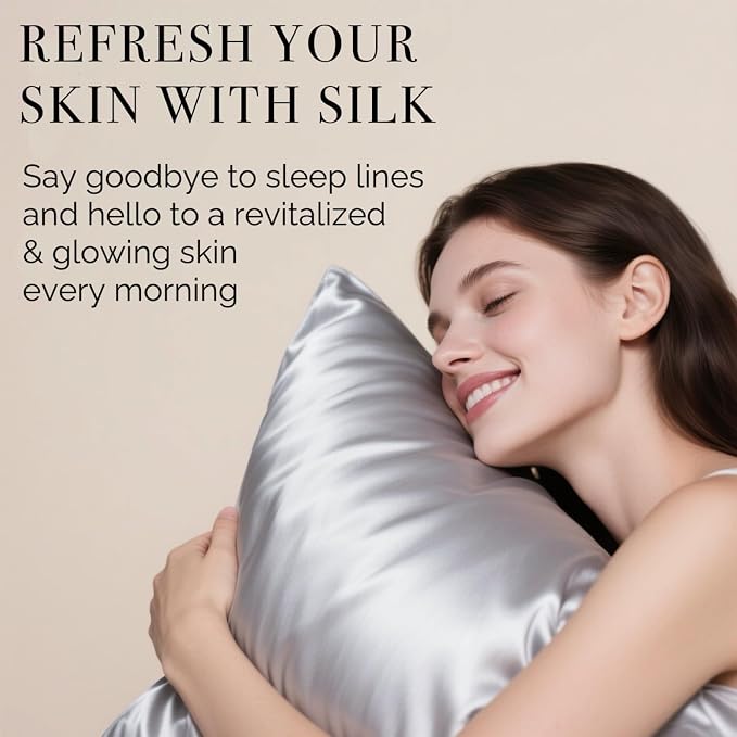 Ravmix Silk Pillow Cases 2 Pack - Image 2