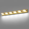 SineRise LED Modern Bathroom Vanity Light Fixtures, Brass Modern Acrylic by SINERISELIGHTING
