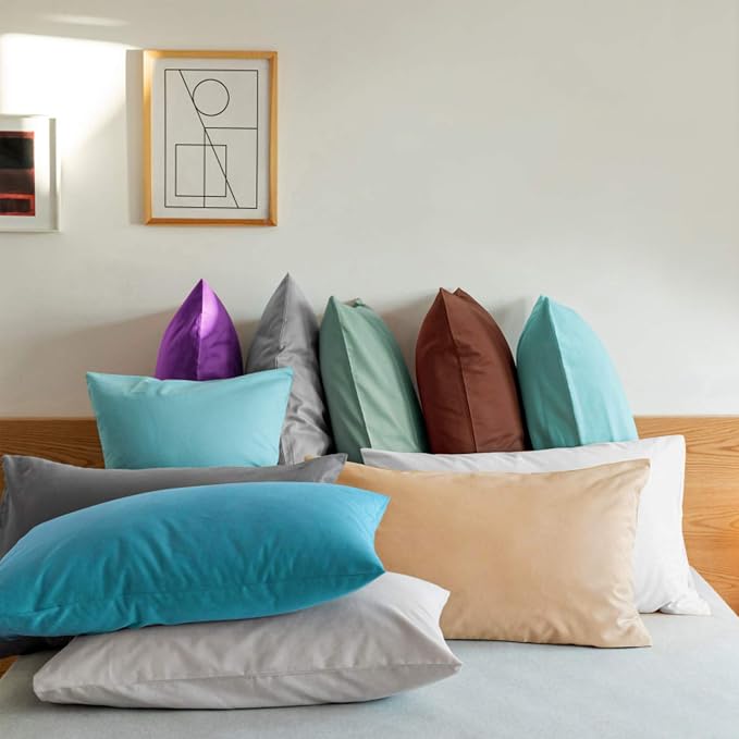 FLXXIE King Pillow Cases Set of 2, Soft Microfiber Pillow Covers - Image 4