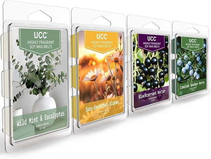 UCC Wax Melts, Soy Wax Cubes Long Lasting Premium Scented Mix Melts Tarts by UCCHomeFragranceAccompany