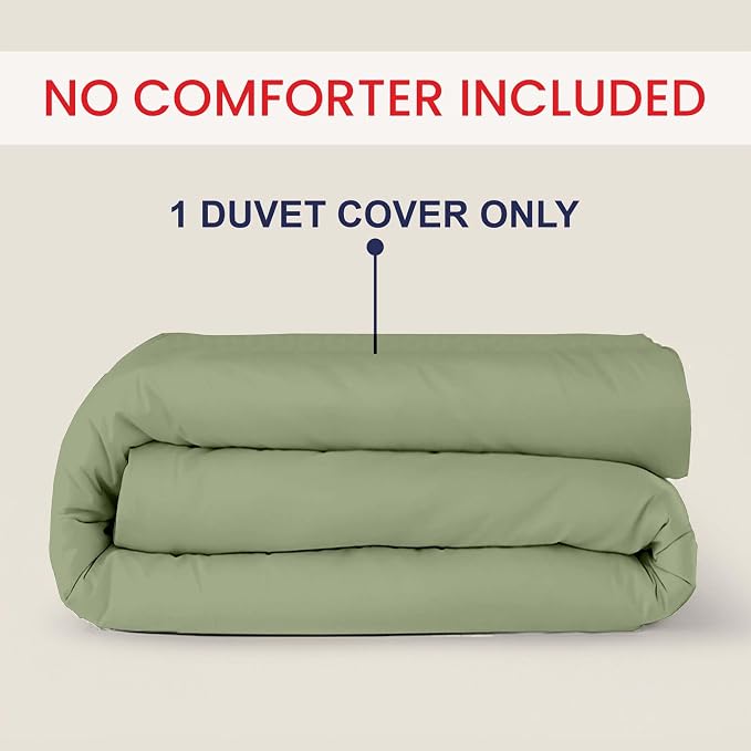 Kotton Culture 1 Pc Duvet Cover King Size-100% Egyptian Cotton 600 Thread Count - Image 2