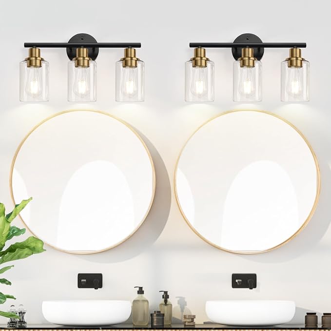 Zarbitta 3-Light Bathroom Light Fixtures, Modern Vanity Light - Image 5