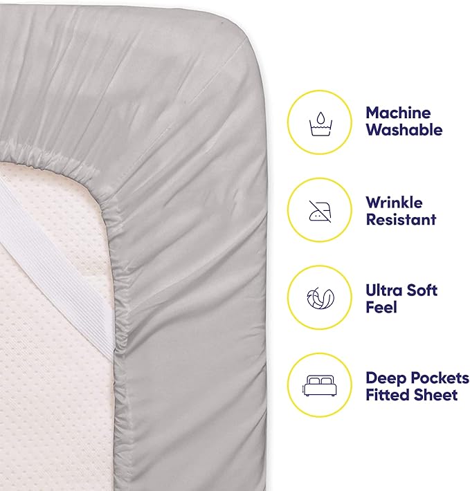 Queen Sheets Silver - Image 3