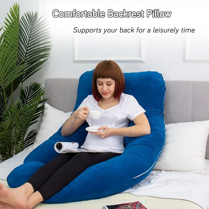 60 Inch Pregnancy Pillows for Sleeping, Extra Large U Shaped Body Pillow - Image 8