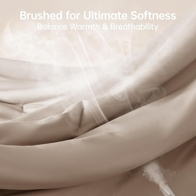 MUXHOMO Queen Comforter Set, All Season Ultra Soft Down Alternative Bedding - Image 3