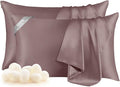 THXSILK Set of 2 Natural Mulberry Silk Pillowcase by THXSILK