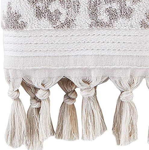 SKL Home Mirage Fringe 100% Turkish Cotton Hand Towel, 16x26 in - Image 7
