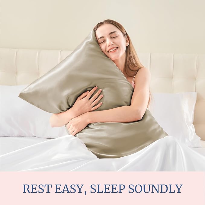 BEDELITE Satin Pillowcase for Hair and Skin, Super Soft and Cooling Similar to - Image 5