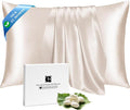 Ravmix Silk Pillow Cases with Zipper, 21 Momme Mulberry Silk Pillowcase by Ravmix