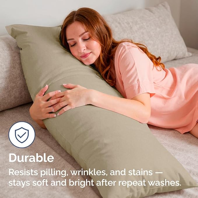Body Pillowcases Set of 4-20x54 Long Body Pillow Case - Image 4