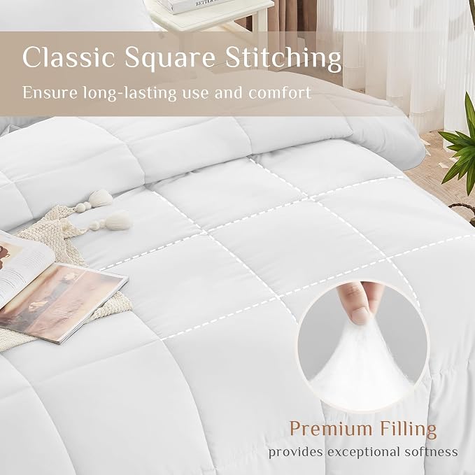 JOLLYVOGUE California King Comforter Set, Ultra-Soft Bed in a Bag Cal King Size - Image 3