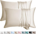 100% Silk Pillow Cases 2 Pack Standard Size Mulberry Silk Pillowcase by WLOSJ