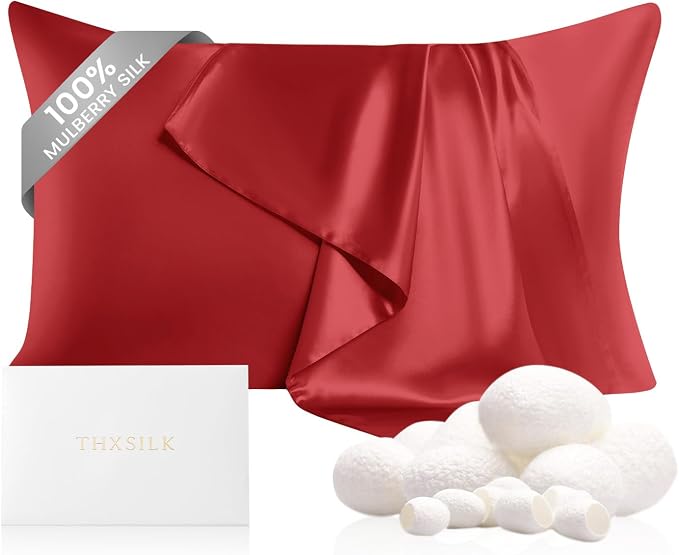 THXSILK 100% Mulberry Silk Pillowcase by THXSILK