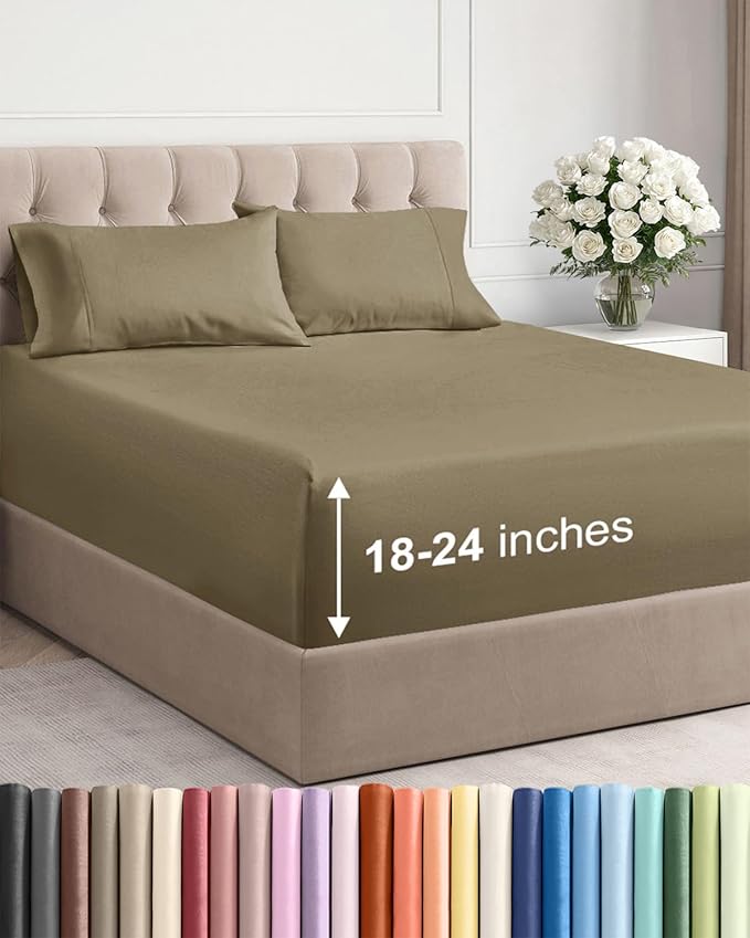 Extra Deep Queen Sheet Set by CGKUnlimited