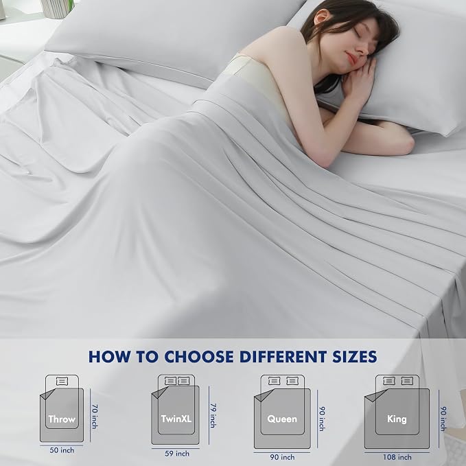Elegear Cooling Blankets for Hot Sleeper Twin, Arc-Chill 3.0 Cool Fiber - Image 9