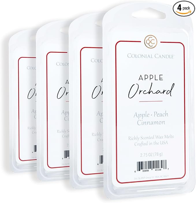 Colonial Candle Apple Orchard Wax Melts, Wax Melt Warmer Cubes, Long Lasting by ColonialCandle