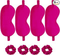 Satin Eye Mask 8Pcs Silk Sleep Masks Silky Blindfold Eyeshade Blackout Eyes by WJingYiJia