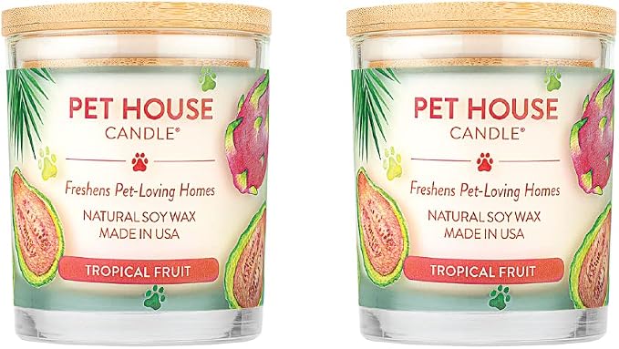 Pet House Candles, Clean Burning, Long Lasting Pet Odor Candles, Plant-Based by OneFurAll