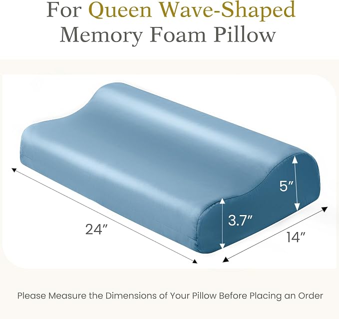 Contour Cervical Pillowcase- Rayon Derived from Bamboo Pillow Case Cover - Image 3