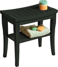Black Shower Bench by Bamb%C3%BCsi