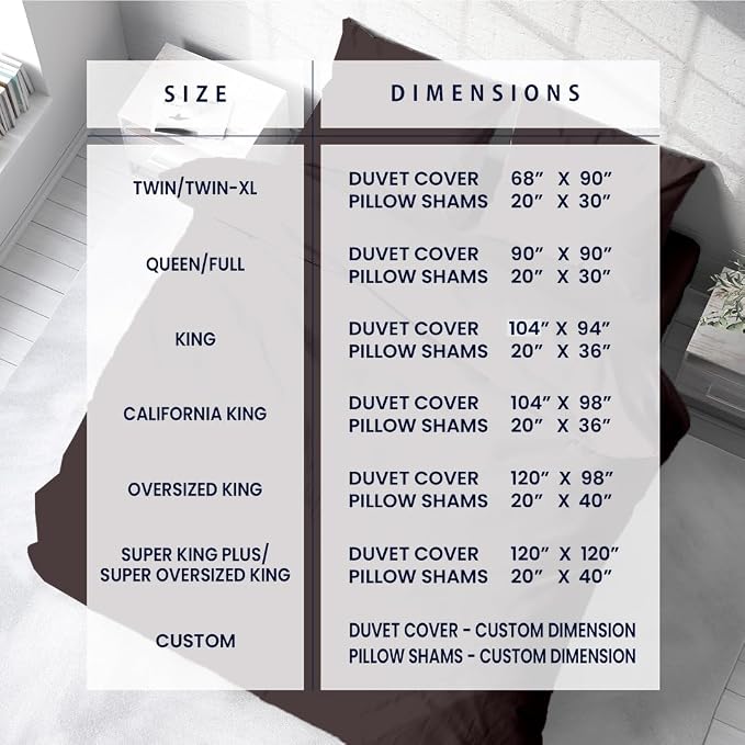 Kotton Culture 1 Pc 120"x120" Duvet Cover Super King Plus/Super Oversize King - Image 4
