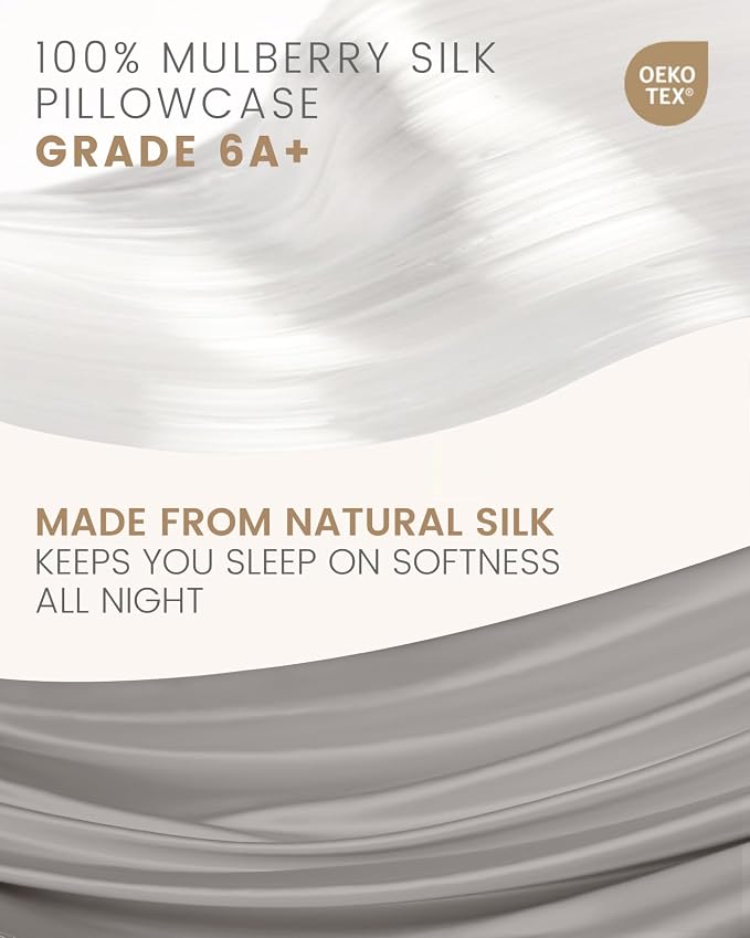 THXSILK 100% Natural Mulberry Silk Pillowcase - Image 4