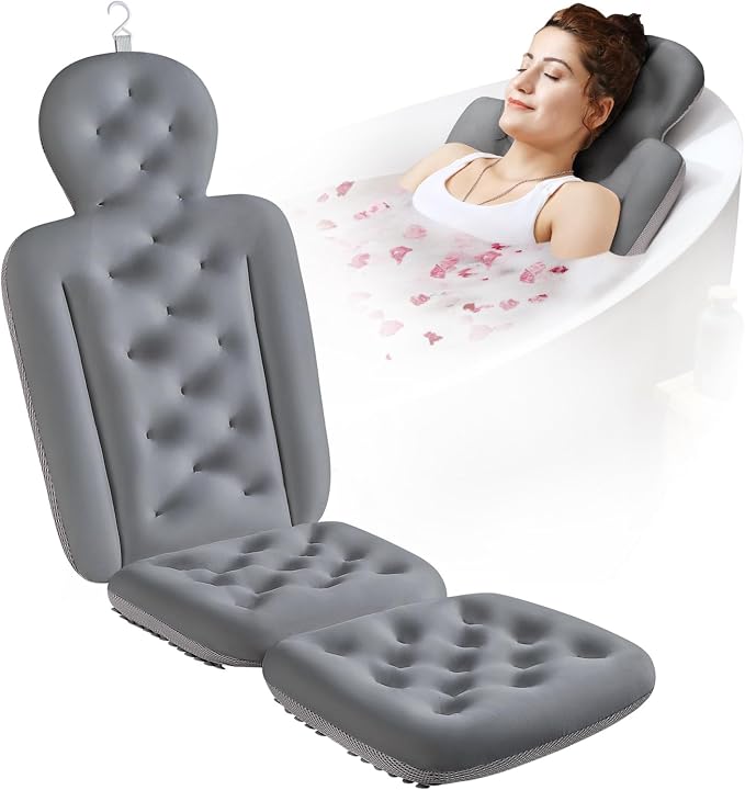 Full Body Bath Pillow for Bathtub, Thick Bathtub Cushion, Luxury Tub Pillow for by VOXOR