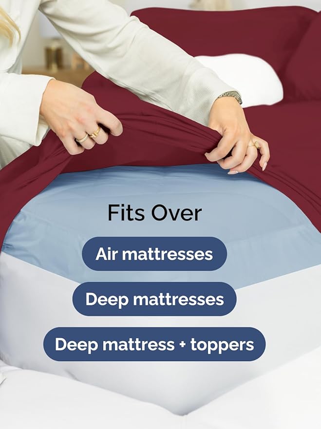 Extra Deep Split King Fitted Sheet - Image 6