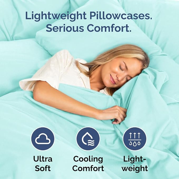 Body Pillowcases Set of 2-20x54 Long Body Pillow Case - Image 3