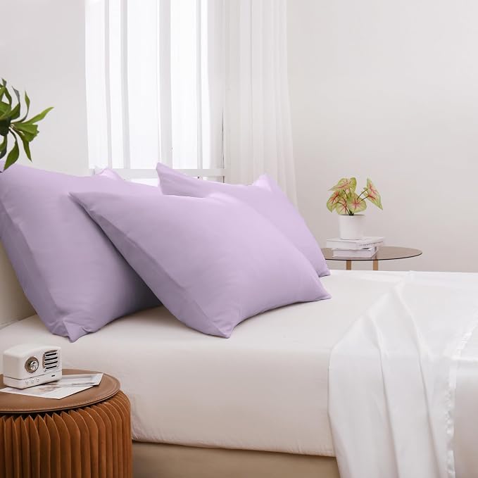 Pillowcases Standard 4 Pack, 20x26 Pillow Cases - Image 2