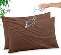 Gogreen Bamboo Rayon Waterproof Pillow Protector, Breathable Pillow Cover by GOGREEN