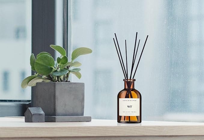 WEALD TRIBE Flower Reed Diffuser Set Ocean Mist & Sea Salt Scent - Image 4