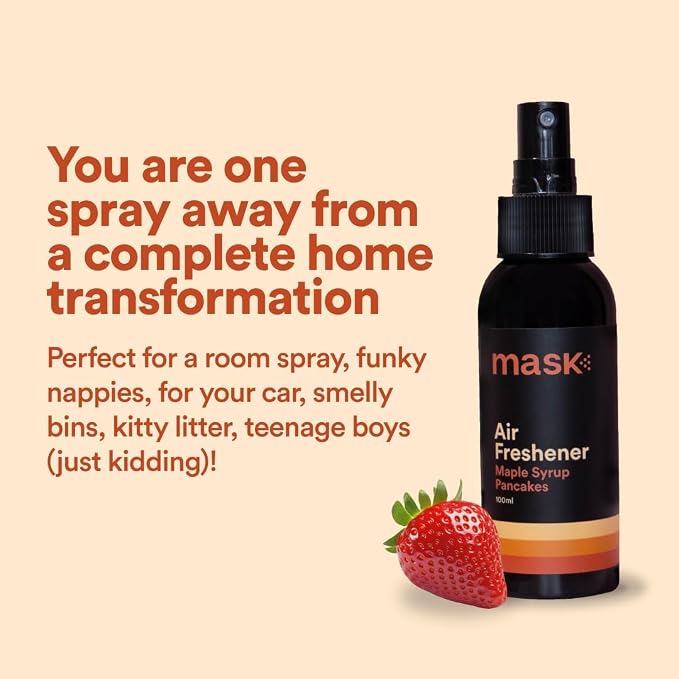 Mask - Air Freshener Spray, Bathroom Deodorizer, Travel Size Air Freshener - Image 2