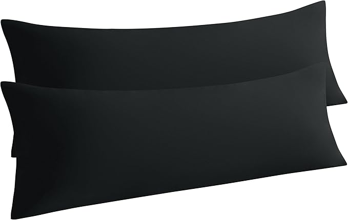 NTBAY Body Pillow Cases Set of 2, 2 Pack Brushed Microfiber 20x54 Pillow Cases by NTBAY