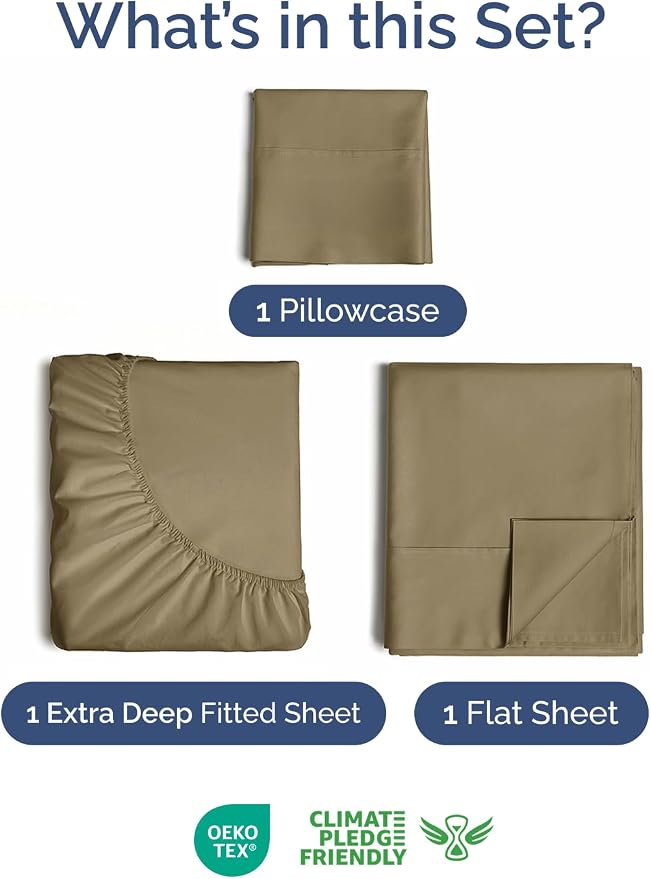 Extra Deep Twin Sheet Set - Image 2