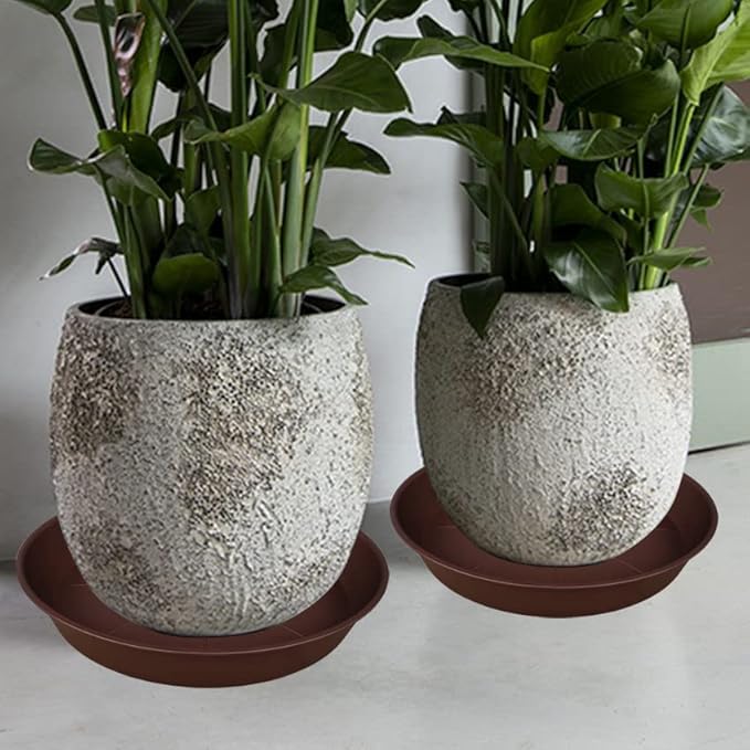 2 Pack of 26 inch Plant Saucer Round, 4.2" Depth Tray, Large Deep Plant Saucers - Image 7