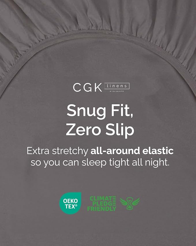 Cal King Size Fitted Bed Sheet - Image 2