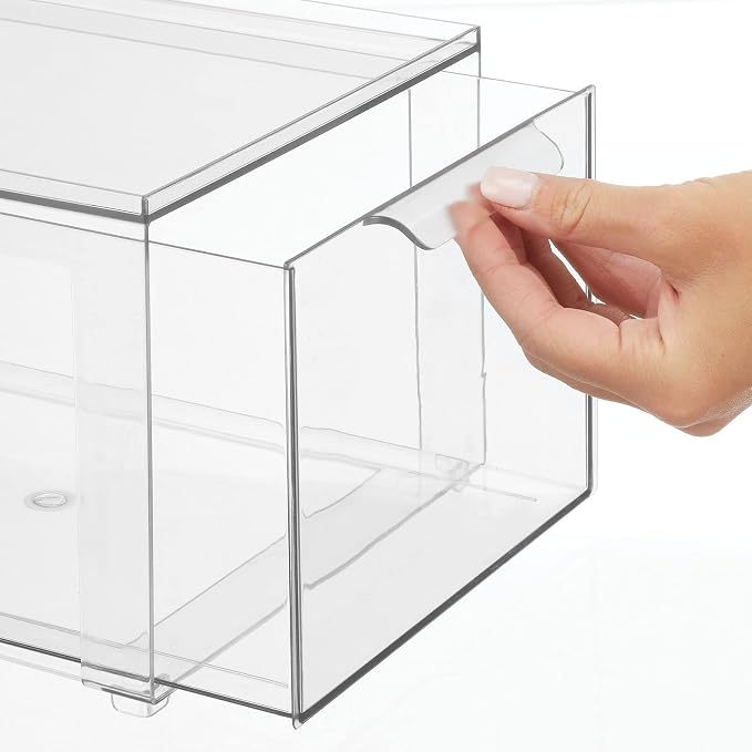 mDesign Plastic Stackable Bathroom Storage - Image 8