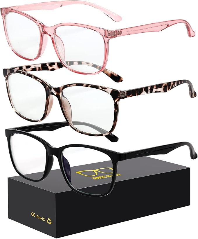 Oilway Blue-Light Blocking Glasses Computer Reading/Gaming/TV/Phones Glasses by Oilway