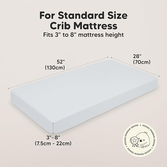 KeaBabies 2-Pack Organic Crib Sheets - Image 2