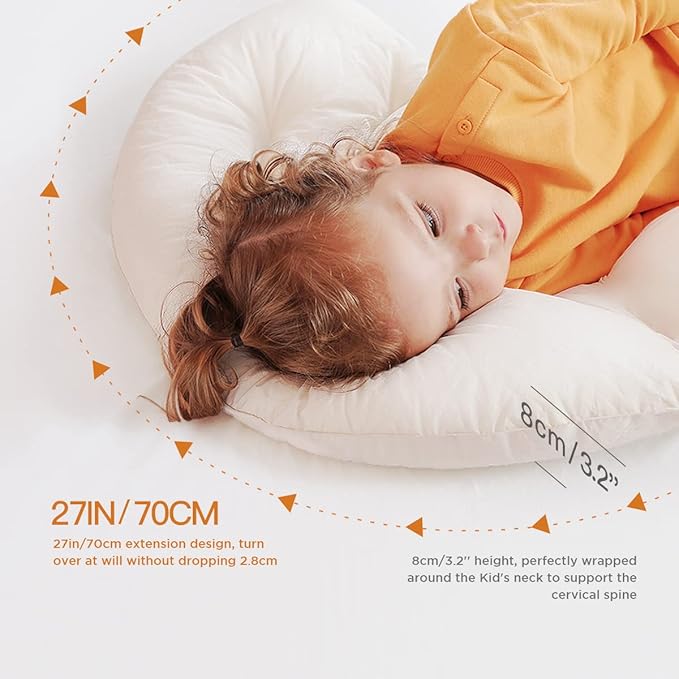 Choc chick Curve Long Toddler Kids Body Pillow - Image 2