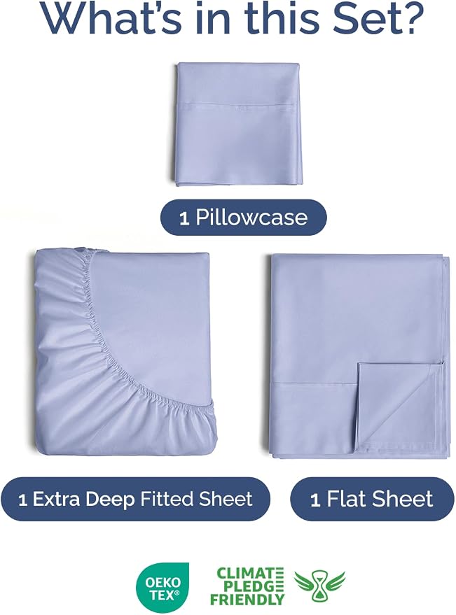 Extra Deep Twin Sheet Set - Image 2